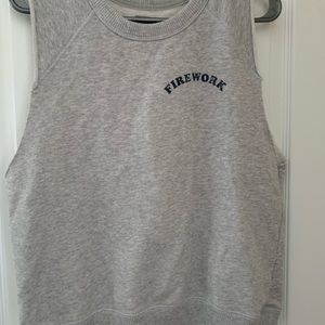 Aerie sleeveless sweatshirt